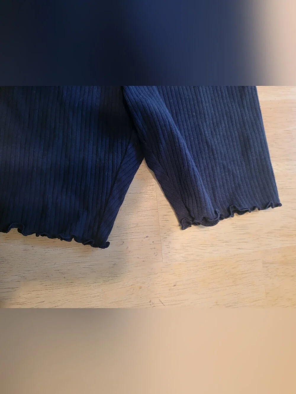 Girls Old Navy 2 Pack Biker Shorts Blue And Grey.
